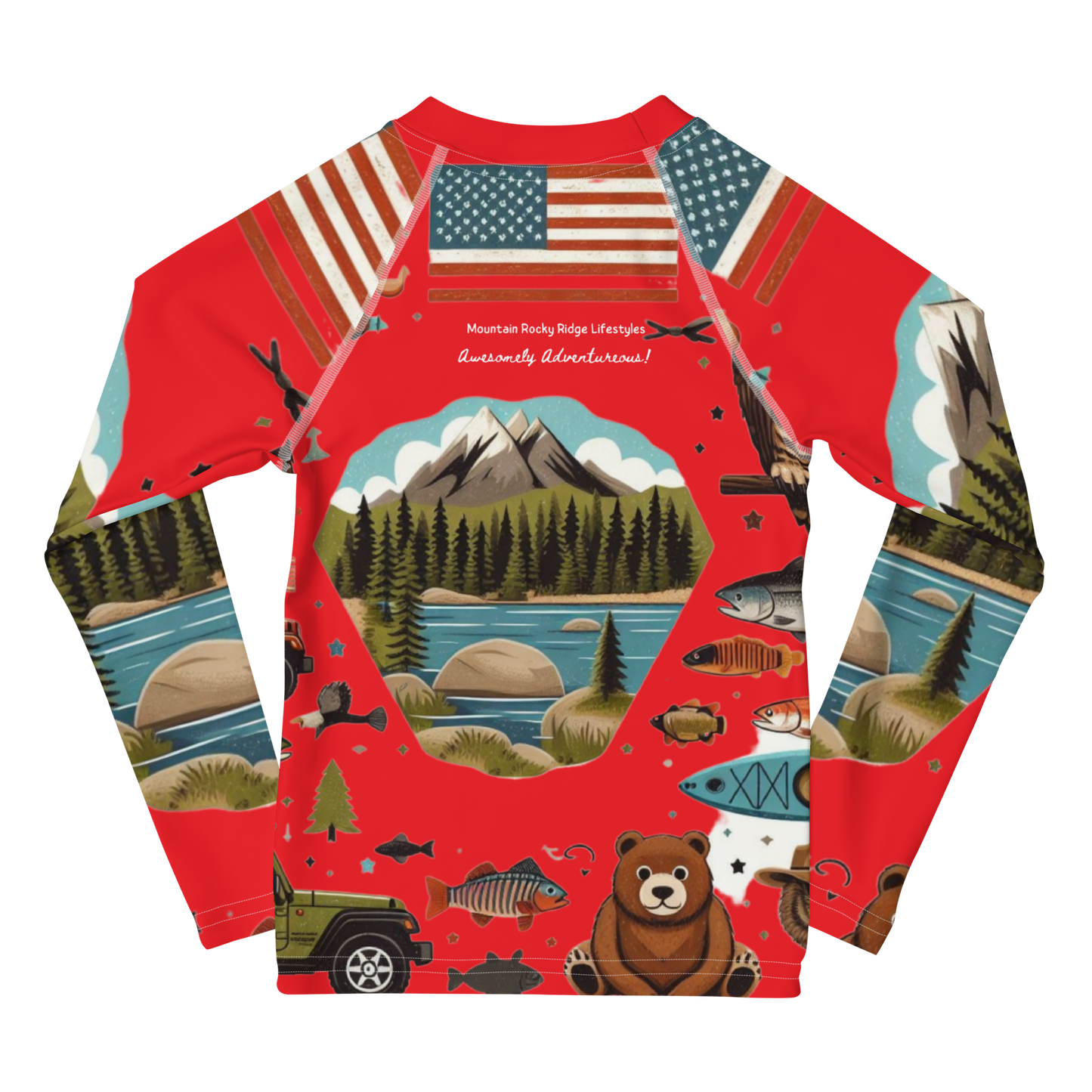 Kids Rash Guard Thermal Designed By Tucker Lee