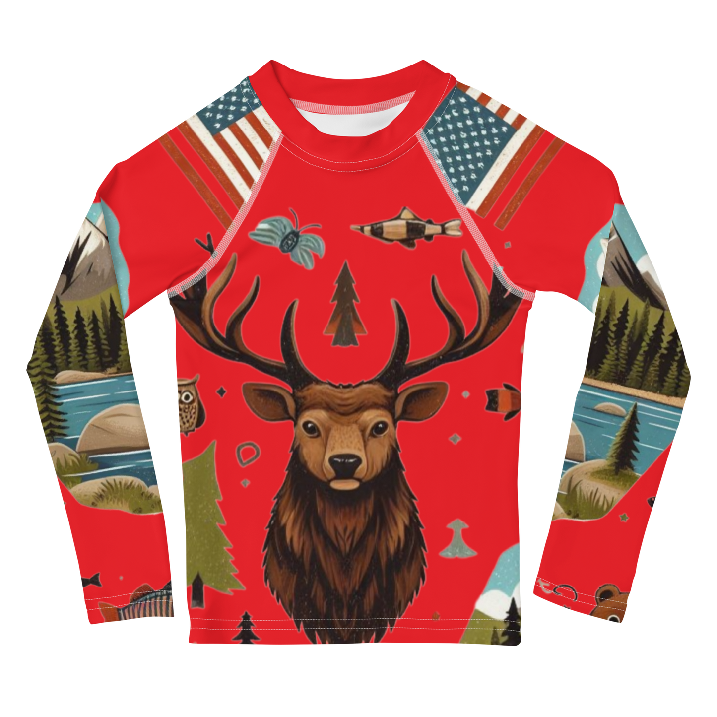 Kids Rash Guard Thermal Designed By Tucker Lee