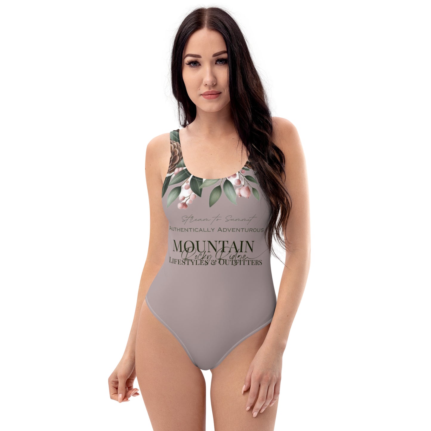 Mauve One-Piece Swimsuit