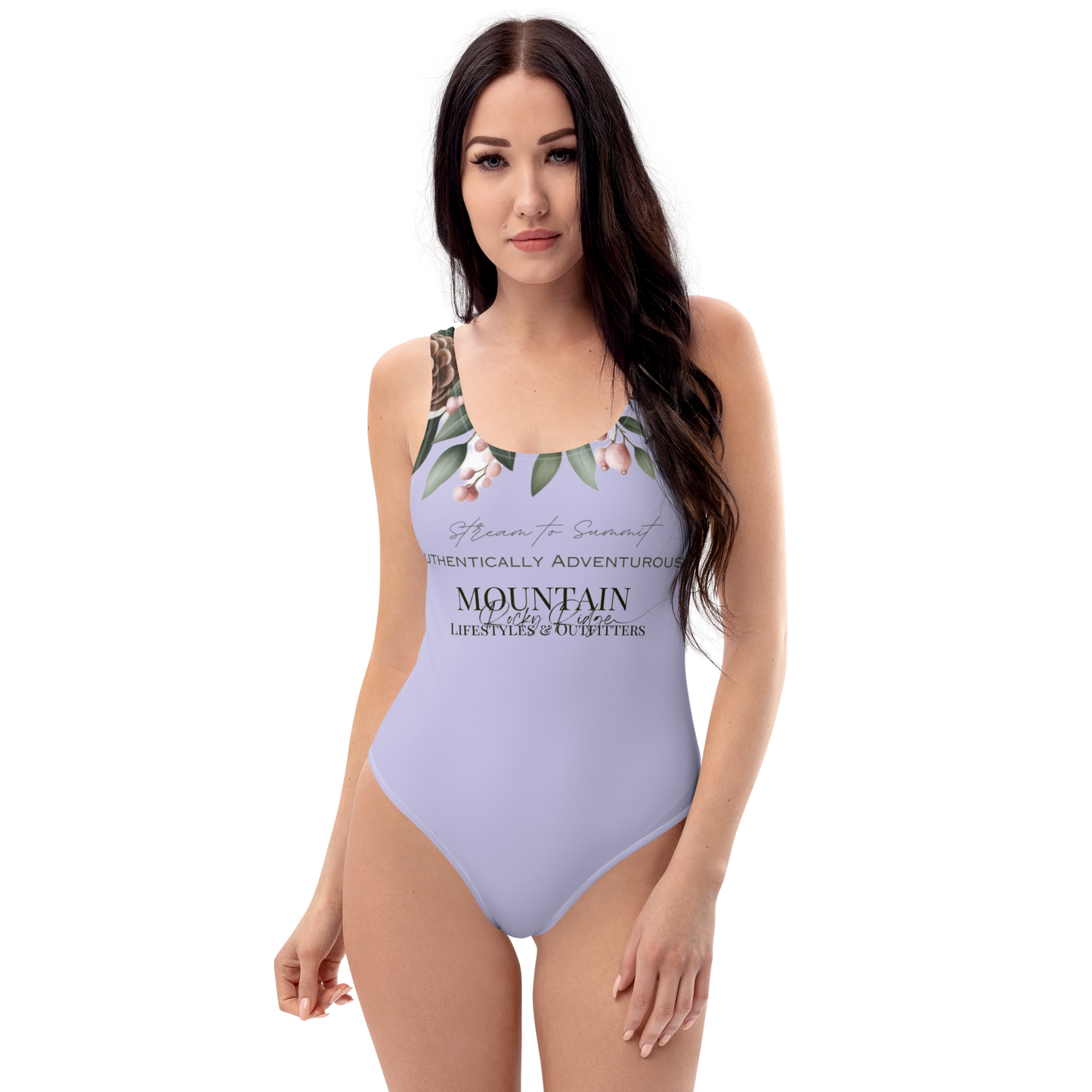 Lavender One-Piece Swimsuit