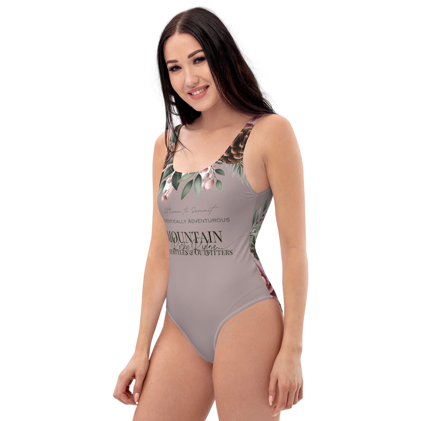 Mauve One-Piece Swimsuit