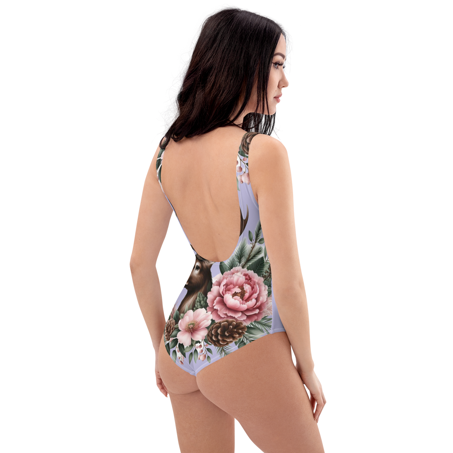 Lavender One-Piece Swimsuit