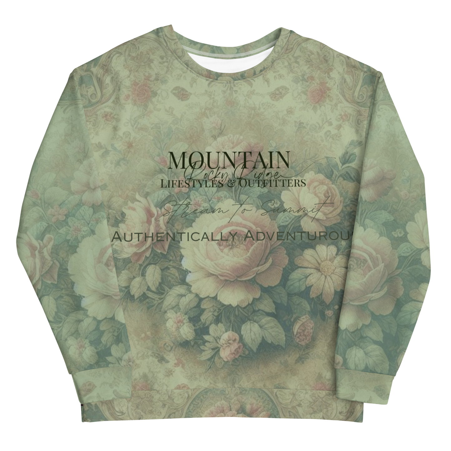 Stream To Summit Authentically Adventurous MRRL&O Sweatshirt Exclusive Print Designs