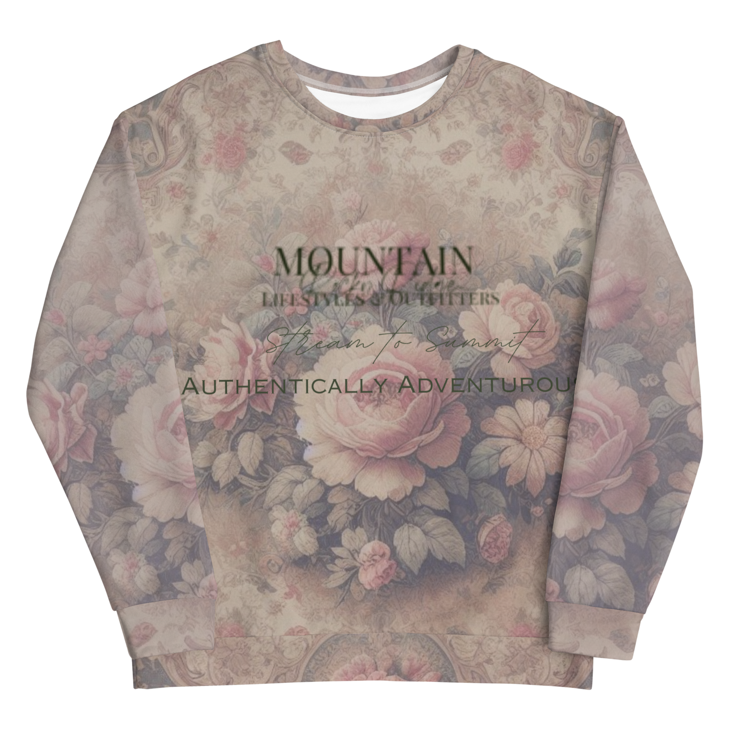 Stream To Summit Authentically Adventurous MRRL&O Sweatshirt Exclusive Print Designs