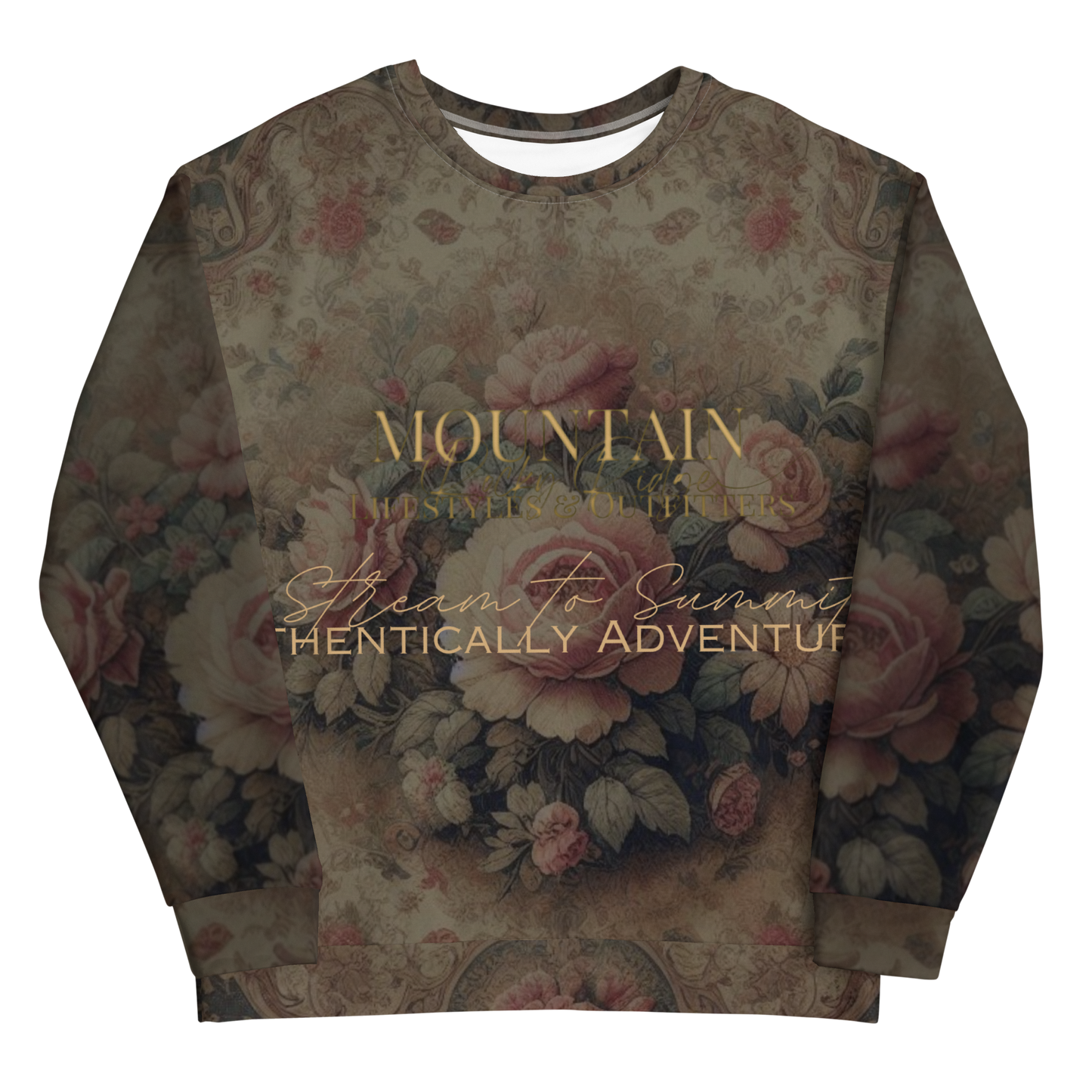 Stream To Summit Authentically Adventurous MRRL&O Sweatshirt Exclusive Print Designs