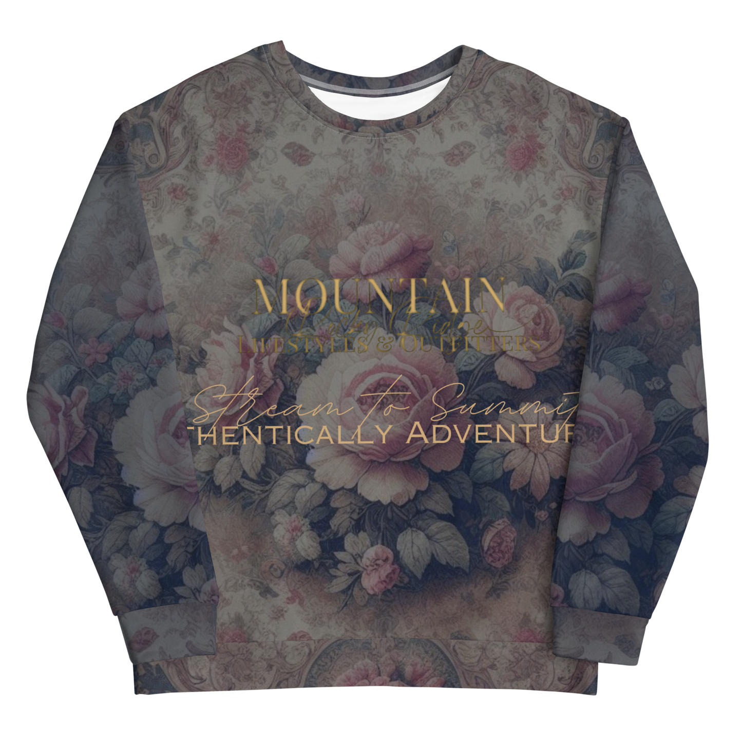 Stream To Summit Authentically Adventurous MRRL&O Sweatshirt Exclusive Print Designs