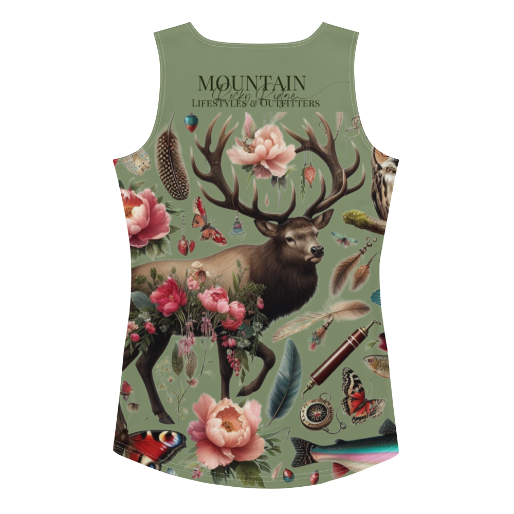 Exclusive Print Design Sublimation Cut & Sew Tank Top