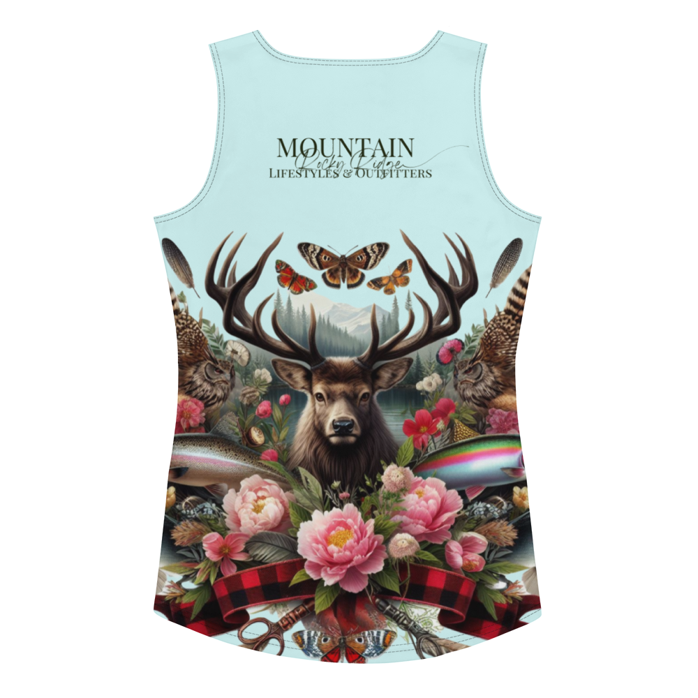 Exclusive Print Design Sublimation Cut & Sew Tank Top