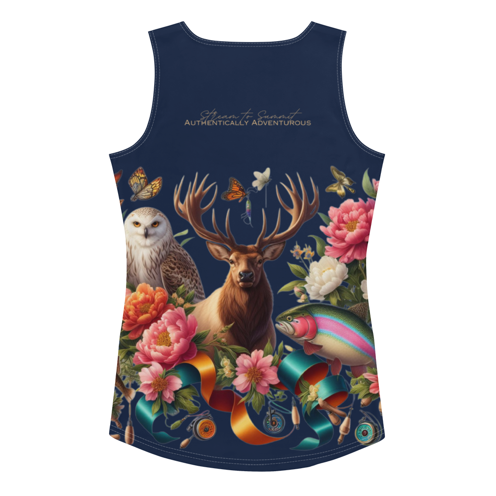 Exclusive Print Design Sublimation Cut & Sew Tank Top