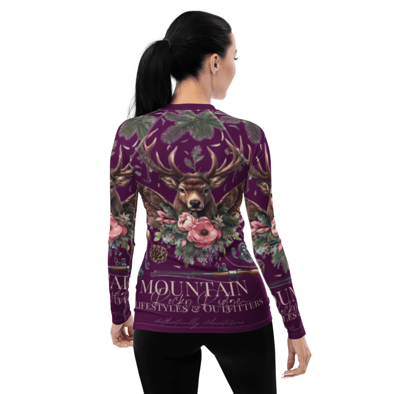 Women's Rash Guard Exclusive Love Life Live Outdoors MRRL&O Print Designs