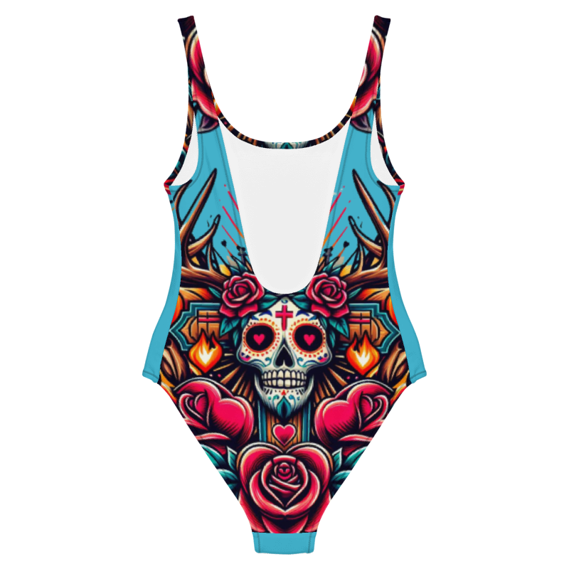 Turquoise One-Piece Swimsuit