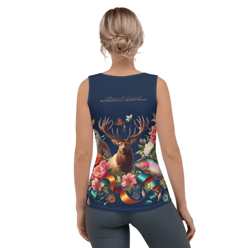 Exclusive Print Design Sublimation Cut & Sew Tank Top