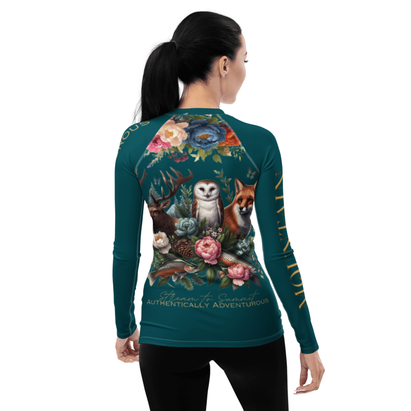 Exclusive Print Design Women's Rash Guard