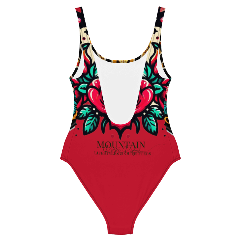 Red One-Piece Swimsuit