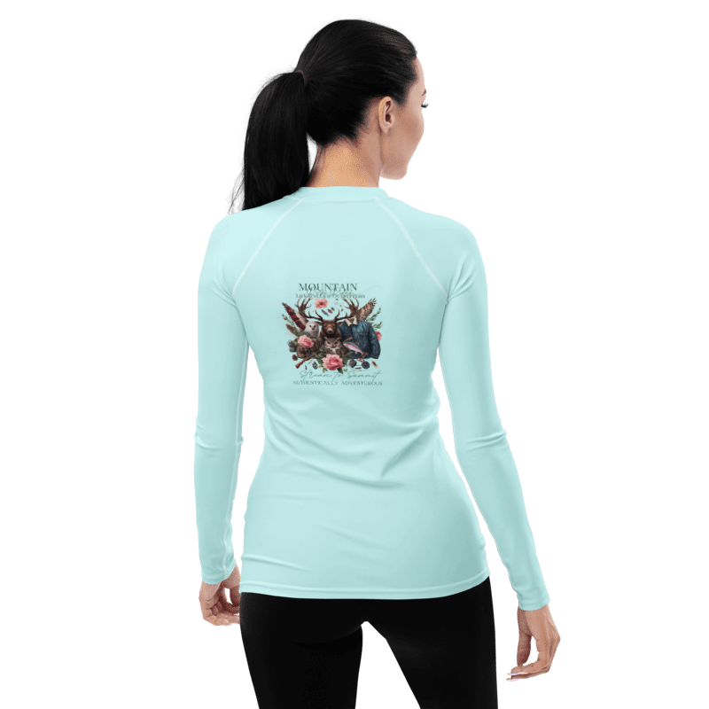 Women's Rash Guard Exclusive Love Life Live Outdoors MRRL&O Print Designs