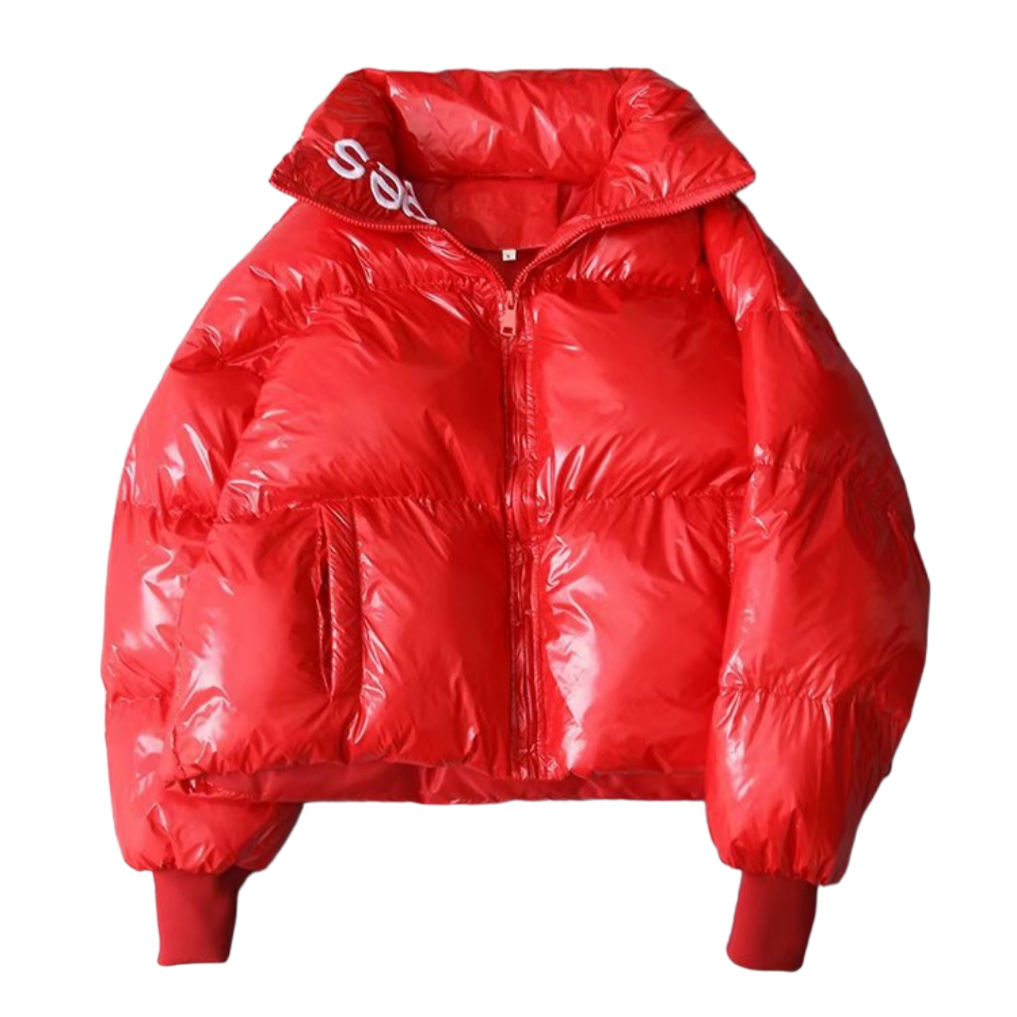 Women's Short Glossy Padded Down Jacket