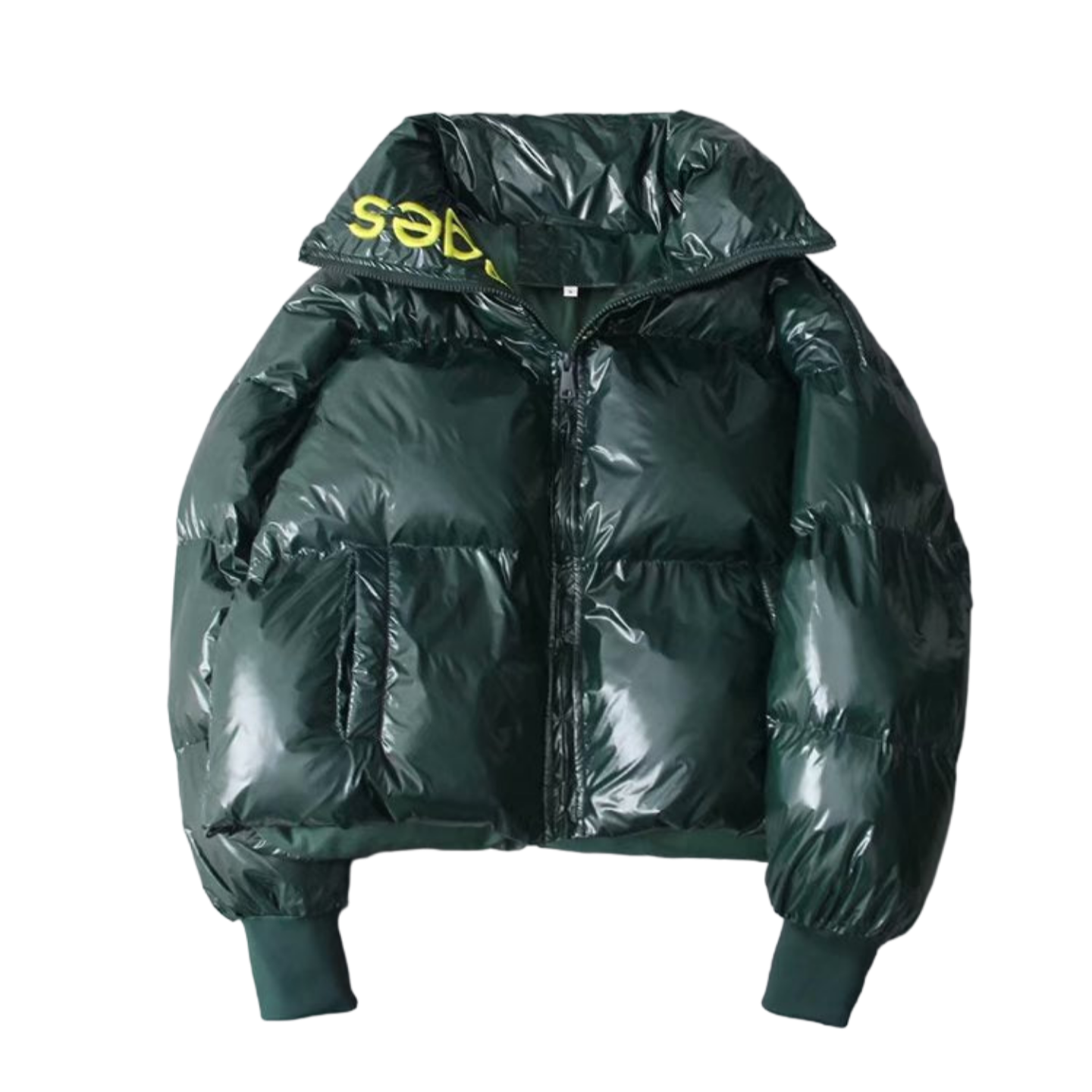 Women's Short Glossy Padded Down Jacket