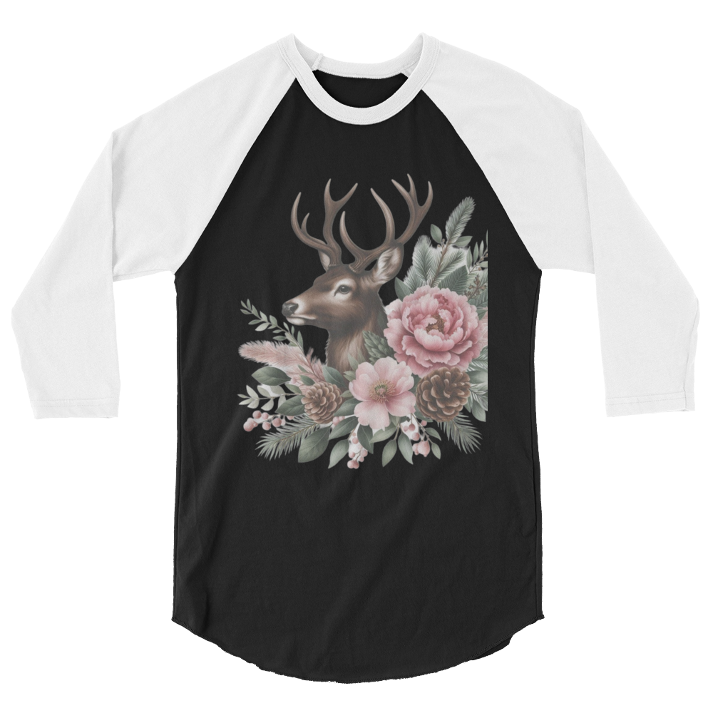3/4 sleeve raglan shirt