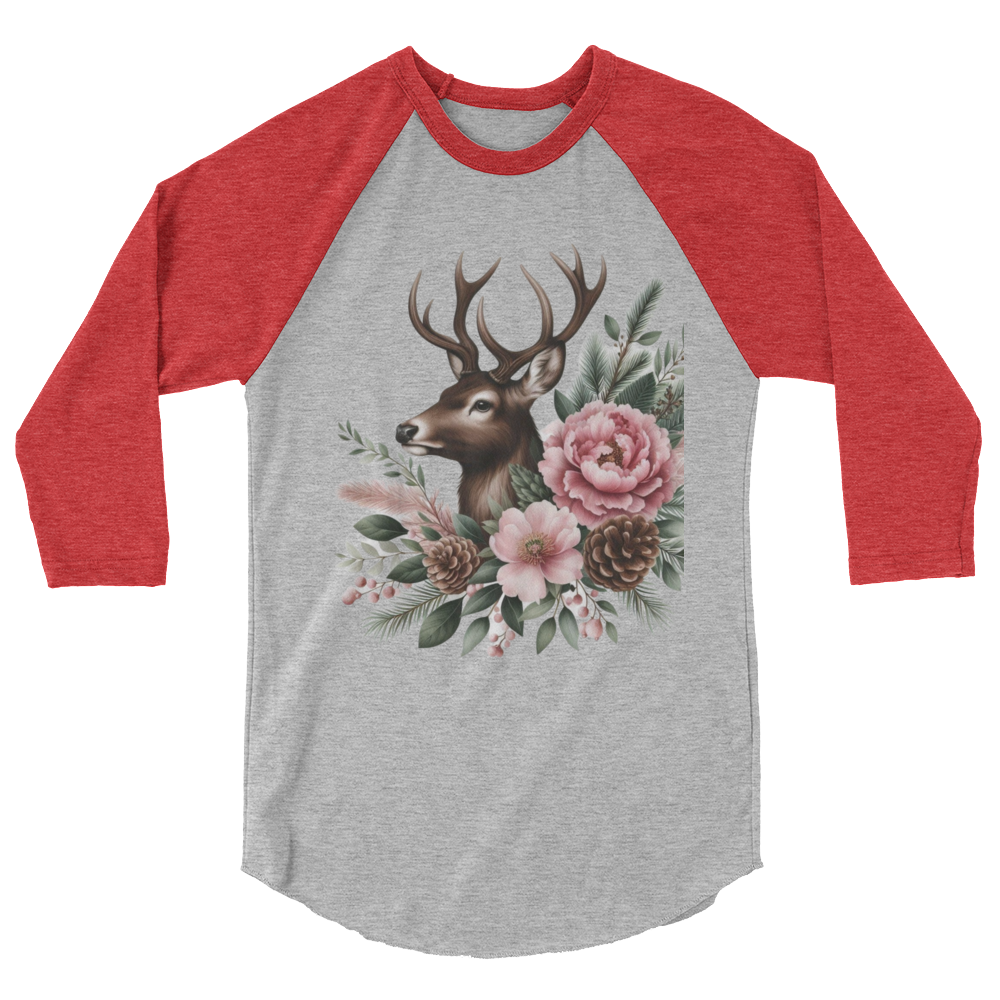 3/4 sleeve raglan shirt