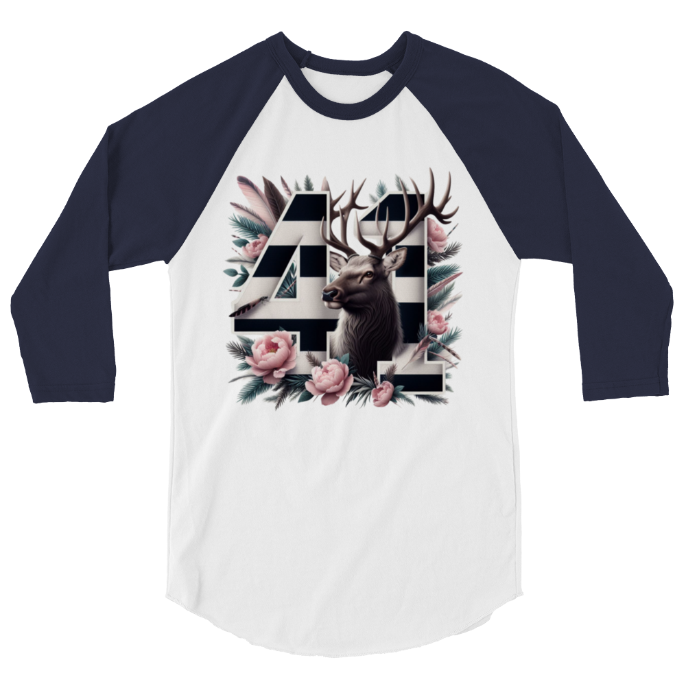 3/4 sleeve raglan shirt