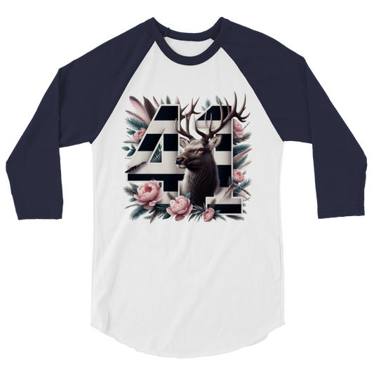 3/4 sleeve raglan shirt