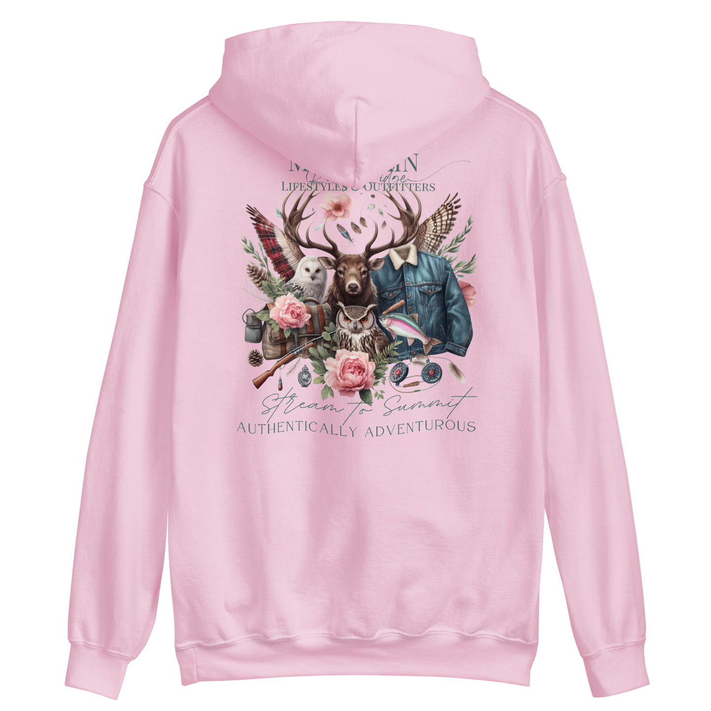 Unisex Hoodie Exclusive Love Life Live Outdoors MRRL&O Print Designs