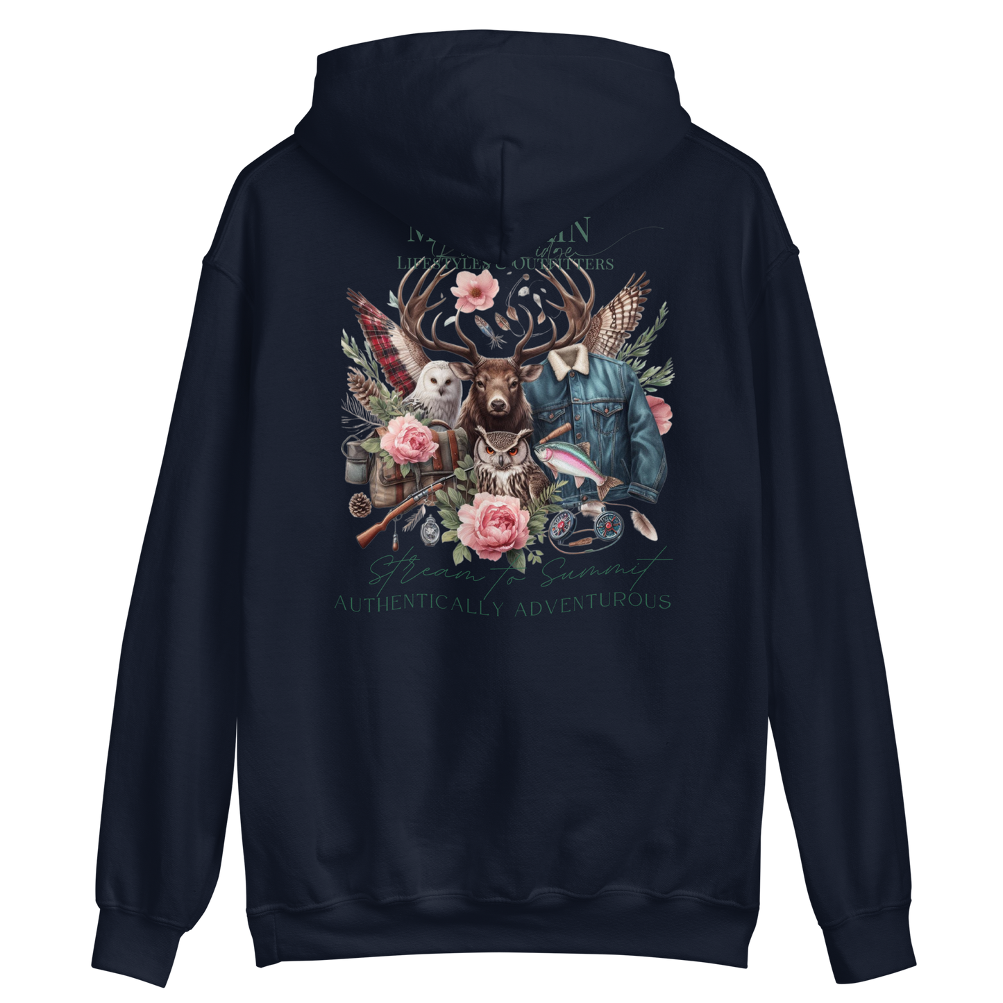 Unisex Hoodie Exclusive Love Life Live Outdoors MRRL&O Print Designs