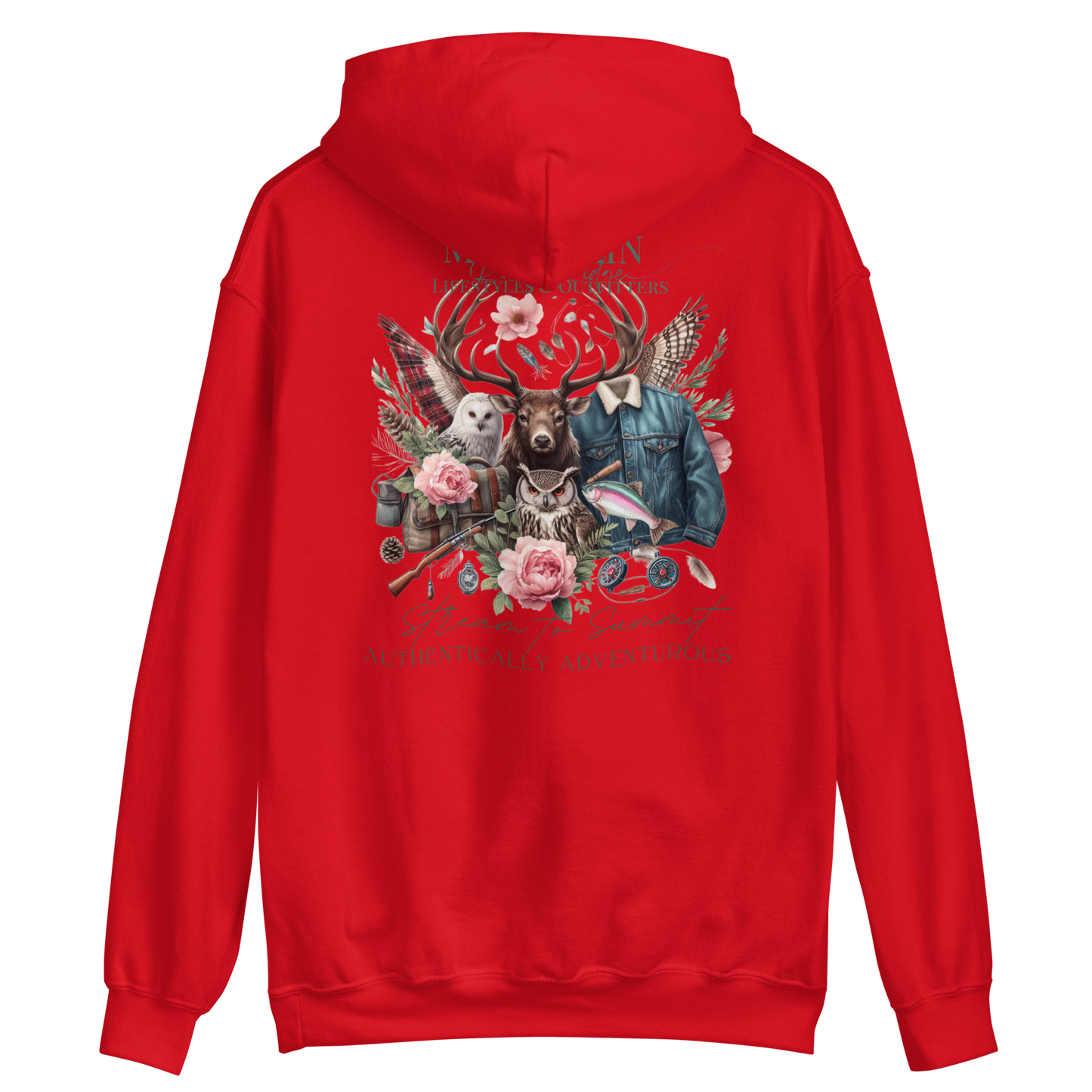 Unisex Hoodie Exclusive Love Life Live Outdoors MRRL&O Print Designs