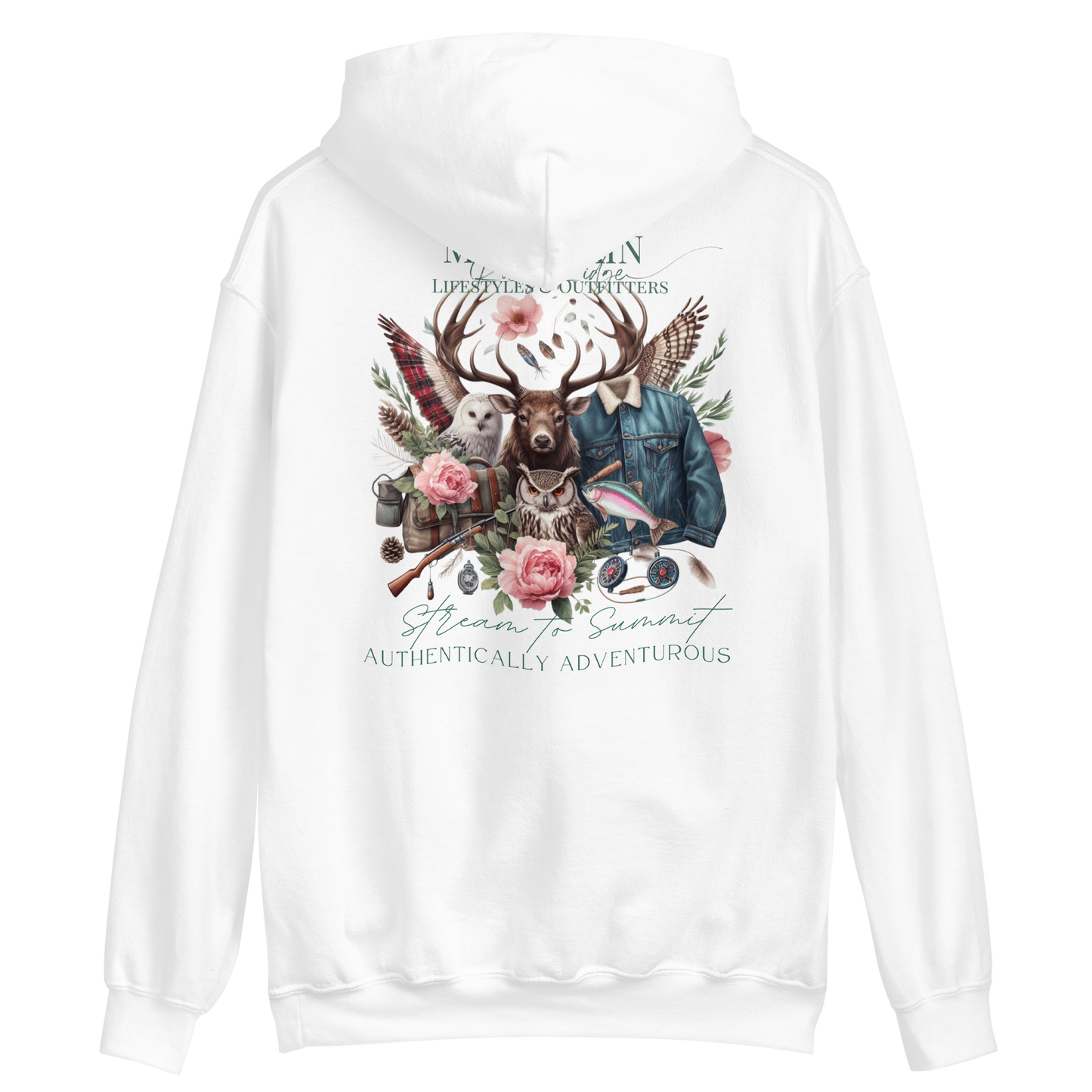 Unisex Hoodie Exclusive Love Life Live Outdoors MRRL&O Print Designs