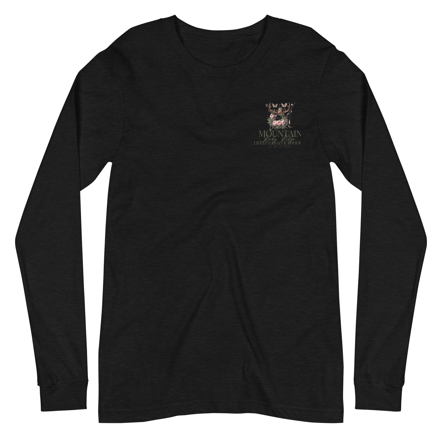 Unisex Long Sleeve Tee Exclusive Love Life Live Outdoors MRRL&O Print Designs