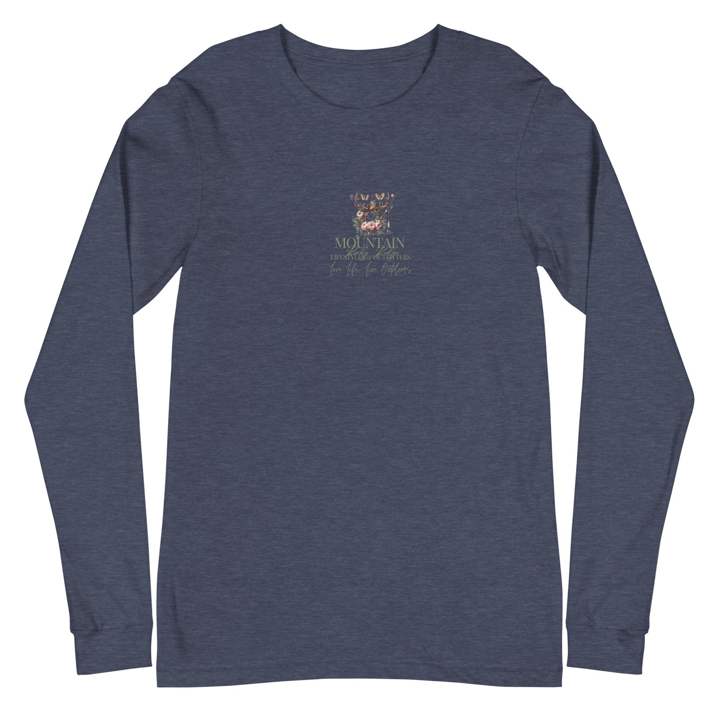 Unisex Long Sleeve Tee  Exclusive Love Life Live Outdoors MRRL&O Print Designs