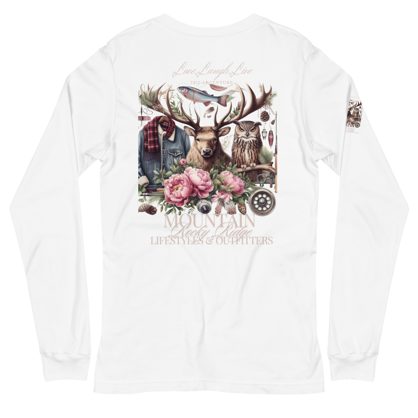 Unisex Long Sleeve Tee MRRL&O Exclusive Print Design