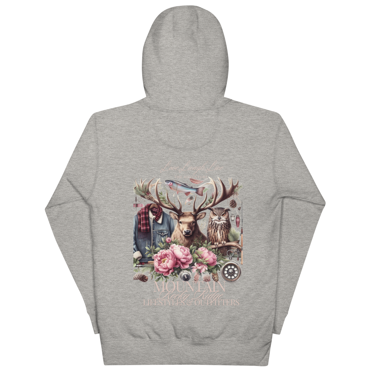 Unisex Hoodie Exclusive Love Life Live Outdoors MRRL&O Print Designs