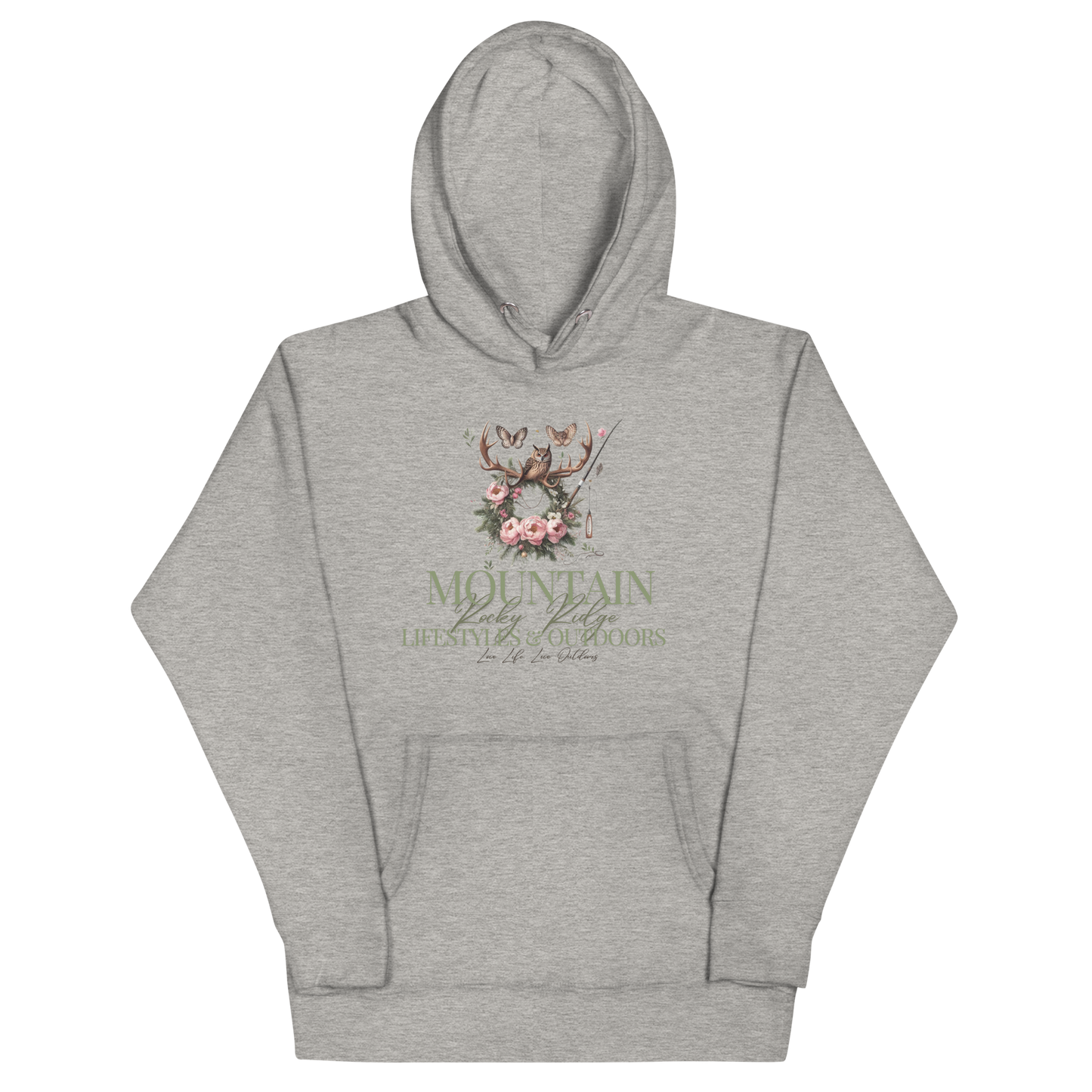 Unisex Hoodie Exclusive Love Life Live Outdoors MRRL&O Print Designs