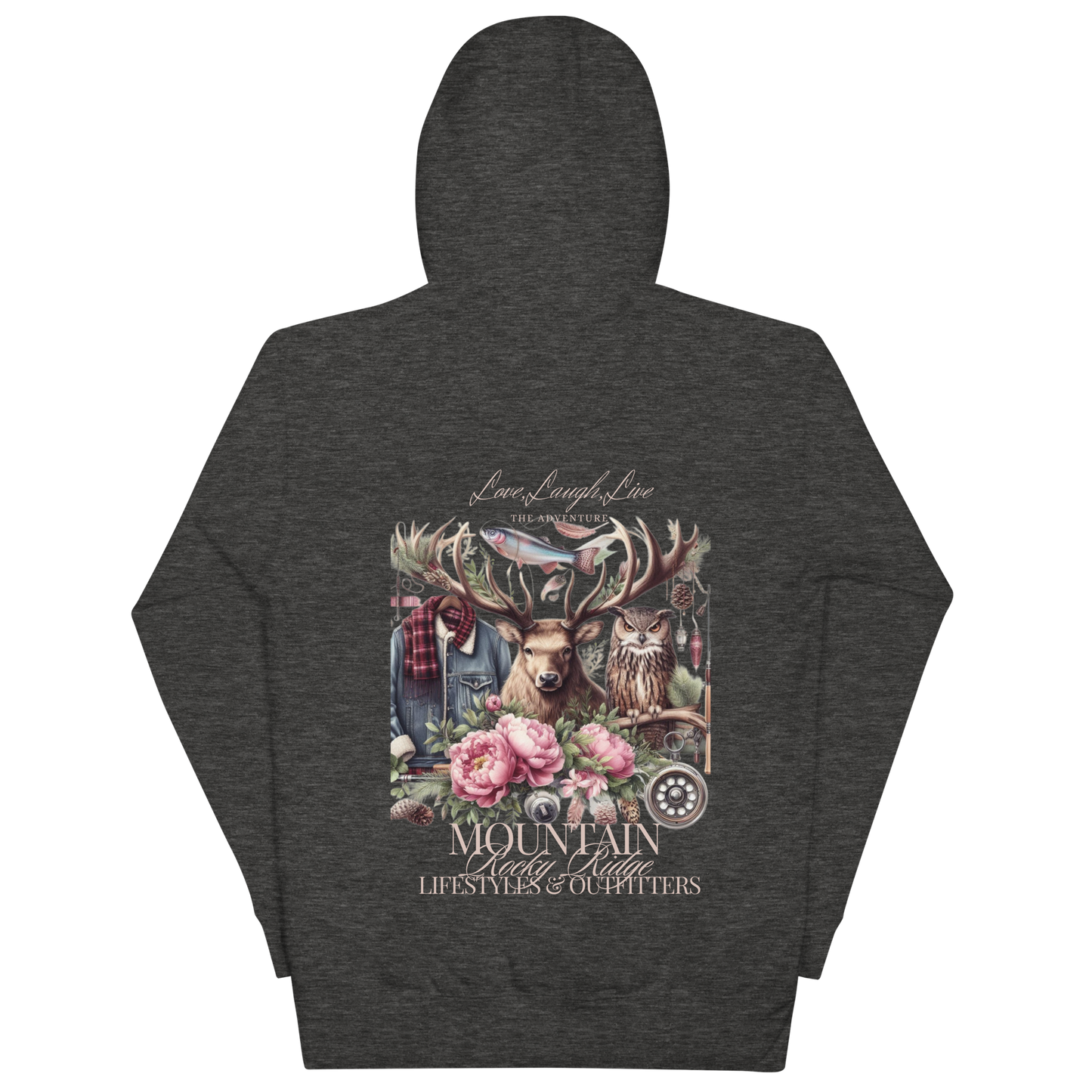 Unisex Hoodie Exclusive Love Life Live Outdoors MRRL&O Print Designs