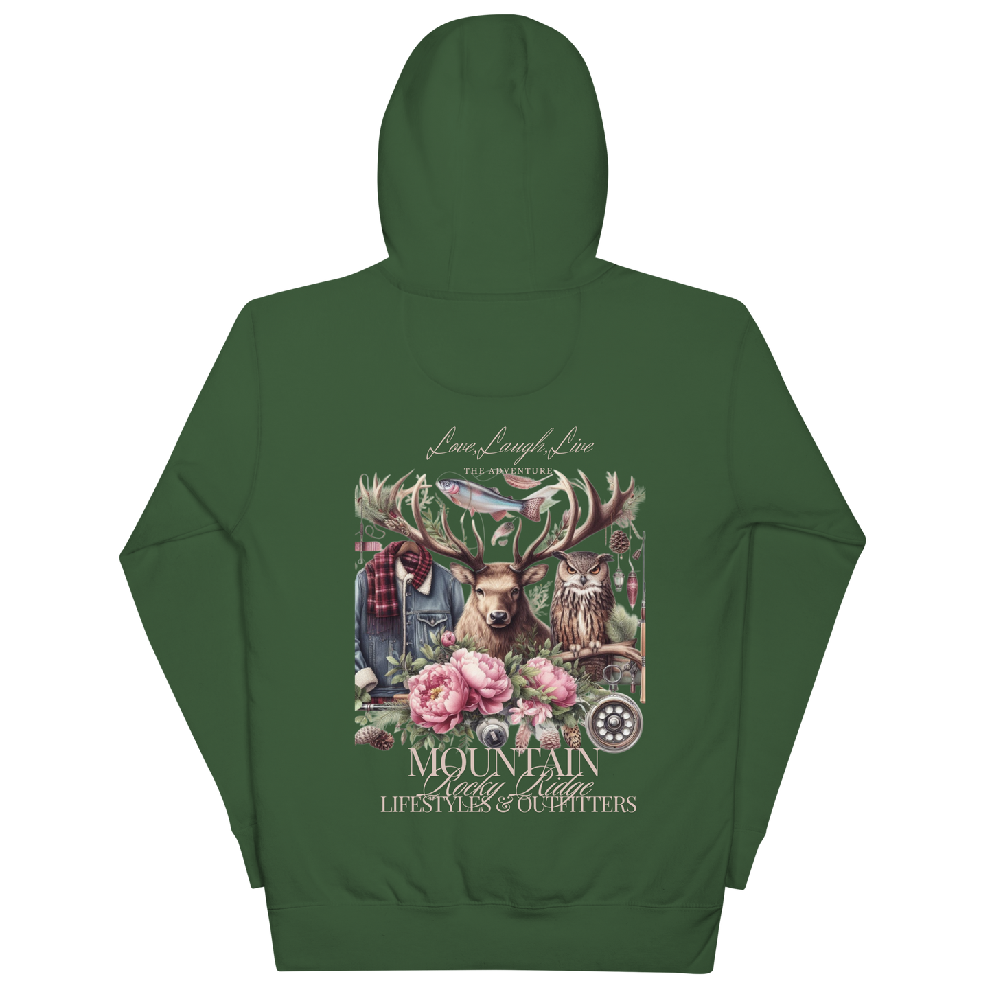 Unisex Hoodie Exclusive Love Life Live Outdoors MRRL&O Print Designs