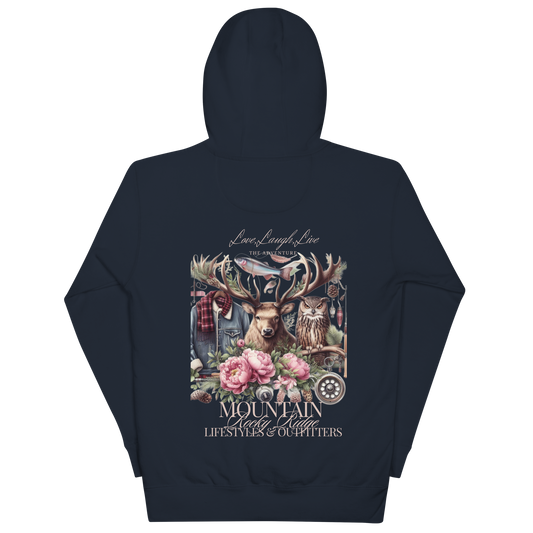 Unisex Hoodie Exclusive Love Life Live Outdoors MRRL&O Print Designs