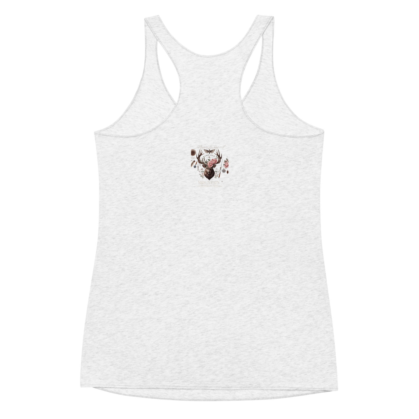 White Women's Racerback Tank