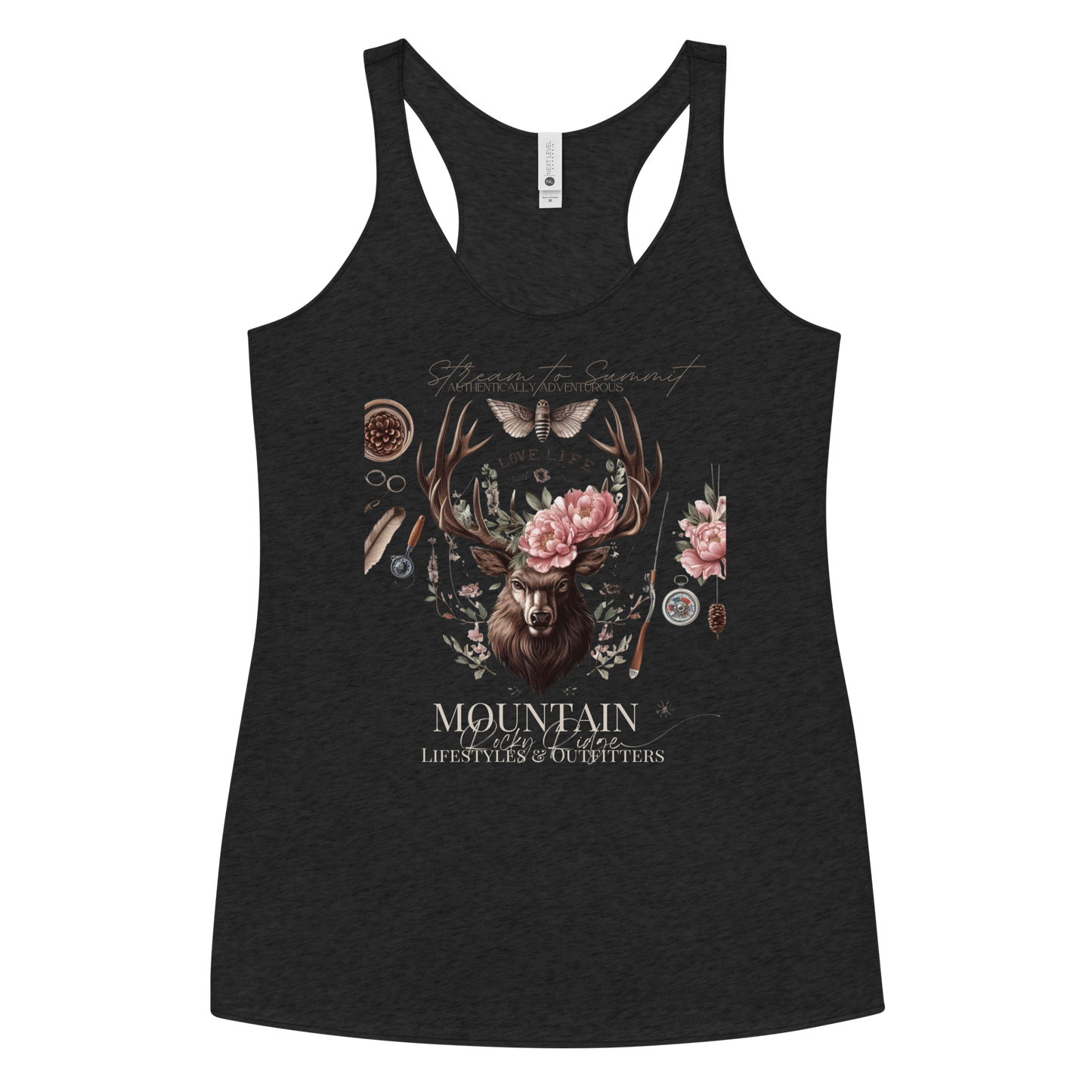 Black Women's Racerback Tank